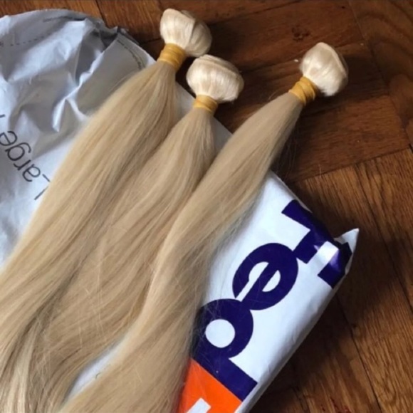 3 BUNDLES OF 613 BRAZILIAN BLONDE 100% VIRGIN HAIR main image 6
